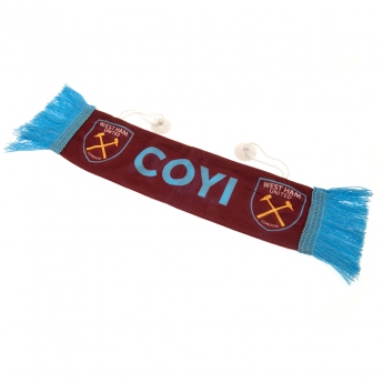 West Ham United mini šal za auto Mini Car Scarf