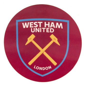 West Ham United naljepnica Single Car Sticker CR