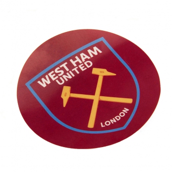 West Ham United naljepnica Single Car Sticker CR