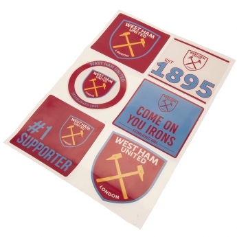 West Ham United naljepnice Car Decal Set