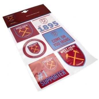 West Ham United naljepnice Car Decal Set