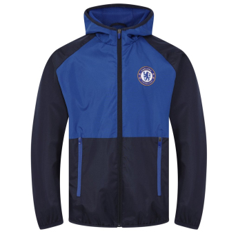 FC Chelsea pánská bunda s kapucí shower navy royal