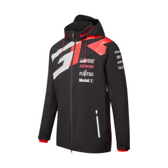 Toyota Gazoo Racing muška jakna s kapuljačom WEC Rain Black 2023