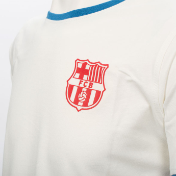 FC Barcelona muška majica Cotton Offwhite
