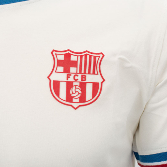 FC Barcelona muška majica Cotton Offwhite