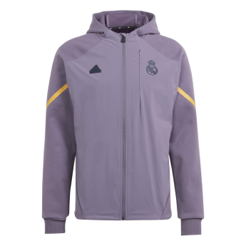 Real Madrid muška majica s kapuljačom Gameday violet