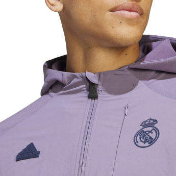 Real Madrid muška majica s kapuljačom Gameday violet