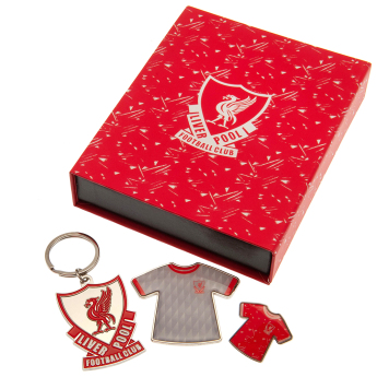 FC Liverpool poklon set Badge, Keyring and Magnet Set