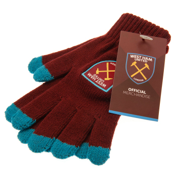 West Ham United muške rukavice Touchscreen Knitted Gloves Adults