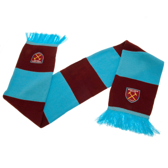West Ham United zimski šal Bar burgundy - blue
