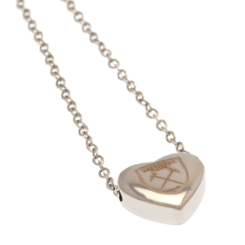 West Ham United privjesak za lančić Stainless Steel Heart Necklace