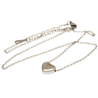 West Ham United privjesak za lančić Stainless Steel Heart Necklace