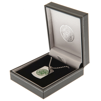 FC Celtic ogrlica s identifikacijskom pločicom za psa Enamel Crest Dog Tag & Chain