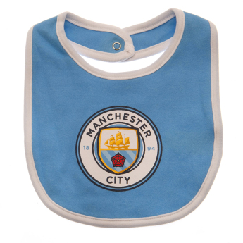 Manchester City dječji podbradak 2 Pack Bibs ES