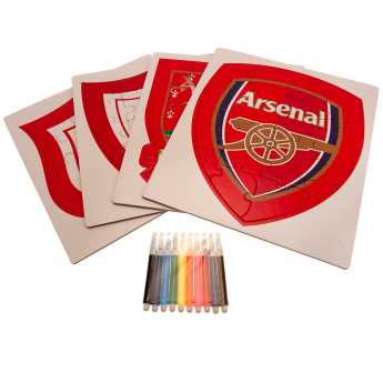 FC Arsenal dječje puzzle Colour-In Crest