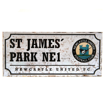 Newcastle United zidni natpis Street Sign Retro