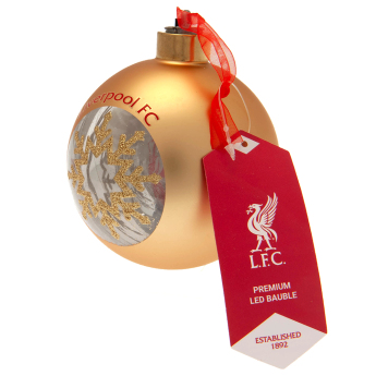 FC Liverpool Božićni ukras Premium LED Bauble