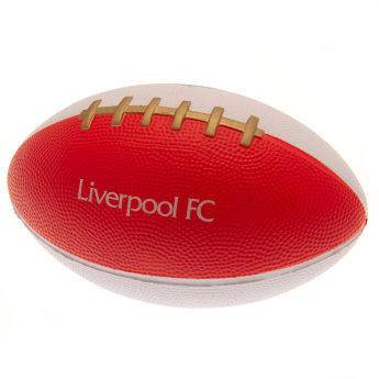 FC Liverpool mini lopta za američki nogomet red and white