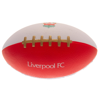FC Liverpool mini lopta za američki nogomet red and white