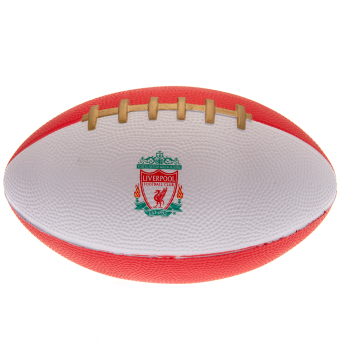 FC Liverpool mini lopta za američki nogomet red and white