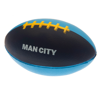Manchester City mini lopta za američki nogomet navy blue and sky blue
