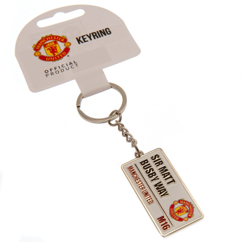 Manchester United privjesak za ključeve Embossed Street Sign