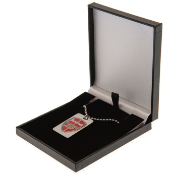 FC Arsenal ogrlica s identifikacijskom pločicom za psa Enamel Crest Dog Tag & Chain
