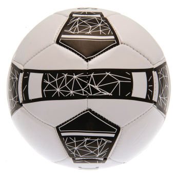 Juventus Torino nogometna lopta crest on a black and white - size 5