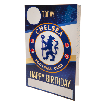 FC Chelsea rođendanska čestitka s naljepnicama Have a great day, you”re a true blue!