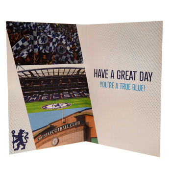 FC Chelsea rođendanska čestitka s naljepnicama Have a great day, you”re a true blue!