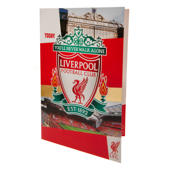 FC Liverpool rođendanska čestitka s naljepnicama Have a Fantastic Birthday