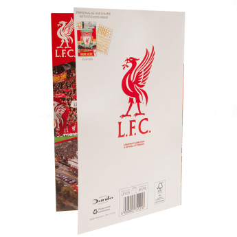 FC Liverpool rođendanska čestitka s naljepnicama Have a Fantastic Birthday