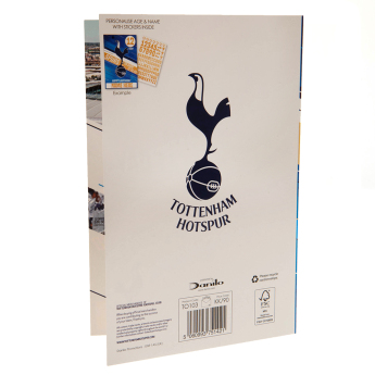 Tottenham Hotspur rođendanska čestitka s naljepnicama To a No.1 Spurs Fan have a great day