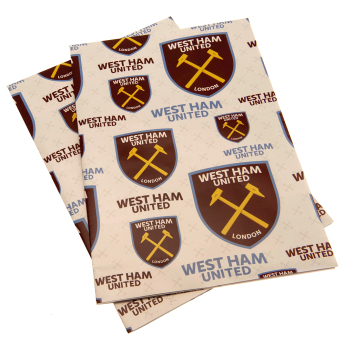 West Ham United papir za pakiranje 2 pcs Gift Wrap
