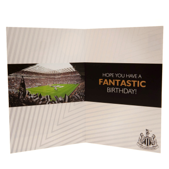 Newcastle United rođendanska čestitka s naljepnicama Hope you have a fantastic birthday!