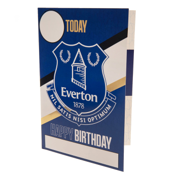 FC Everton rođendanska čestitka s naljepnicama Have a fantastic Birthday