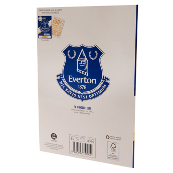 FC Everton rođendanska čestitka s naljepnicama Have a fantastic Birthday