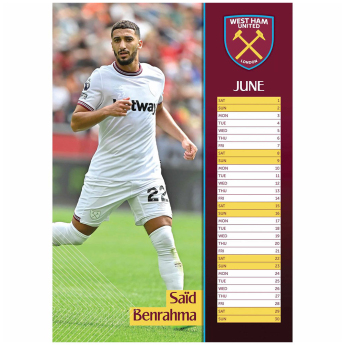 West Ham United kalendar 2024