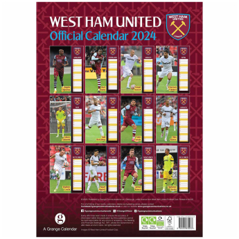 West Ham United kalendar 2024
