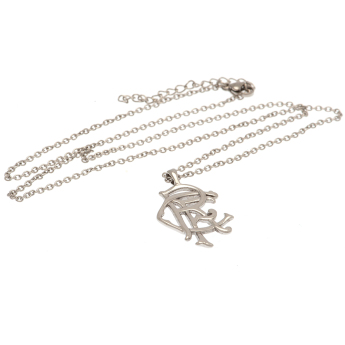 FC Rangers ogrlica s privjeskom Scroll Crest Stainless Steel Pendant & Chain