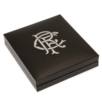 FC Rangers ogrlica s privjeskom Scroll Crest Stainless Steel Pendant & Chain