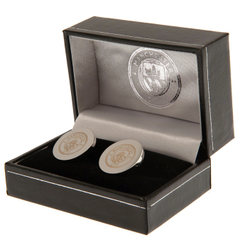 Manchester City manšete Stainless Steel Round Cufflinks