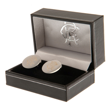 FC Rangers manšete Stainless Steel Round Cufflinks