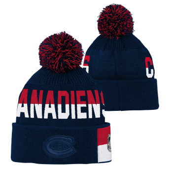 Montreal Canadiens dječja zimska kapa Faceoff Jacquard Knit