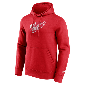 Detroit Red Wings muška majica s kapuljačom Primary Logo Graphic Hoodie Athletic Red