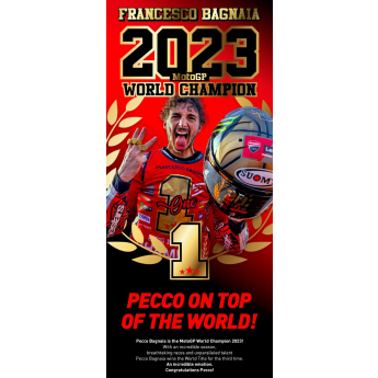 Francesco Bagnaia muška majica 2023 MotoGp World Champion