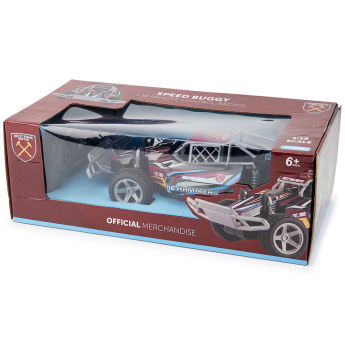 West Ham United automobil na daljinsko upravljanje Radio Control Speed Buggy 1:18 Scale