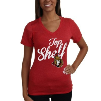 Ottawa Senators ženska majica red Shelf Tri-Blend