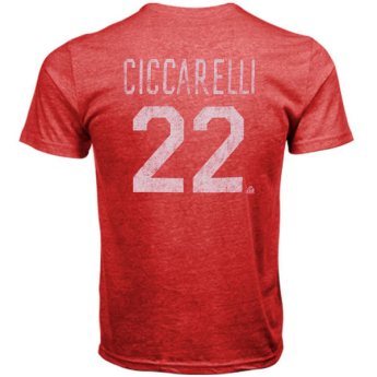 Detroit Red Wings muška majica red #22 Dino Ciccarelli Legenda NHL