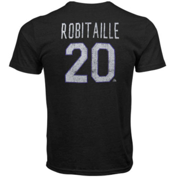 Los Angeles Kings muška majica black #20 Luc Robitaille Legends NHL